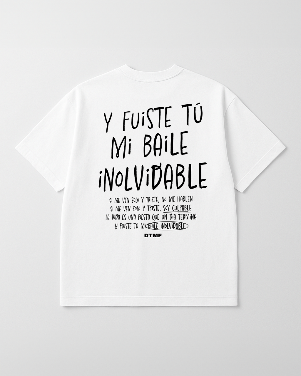 Camiseta Oversize Baile Inolvidable