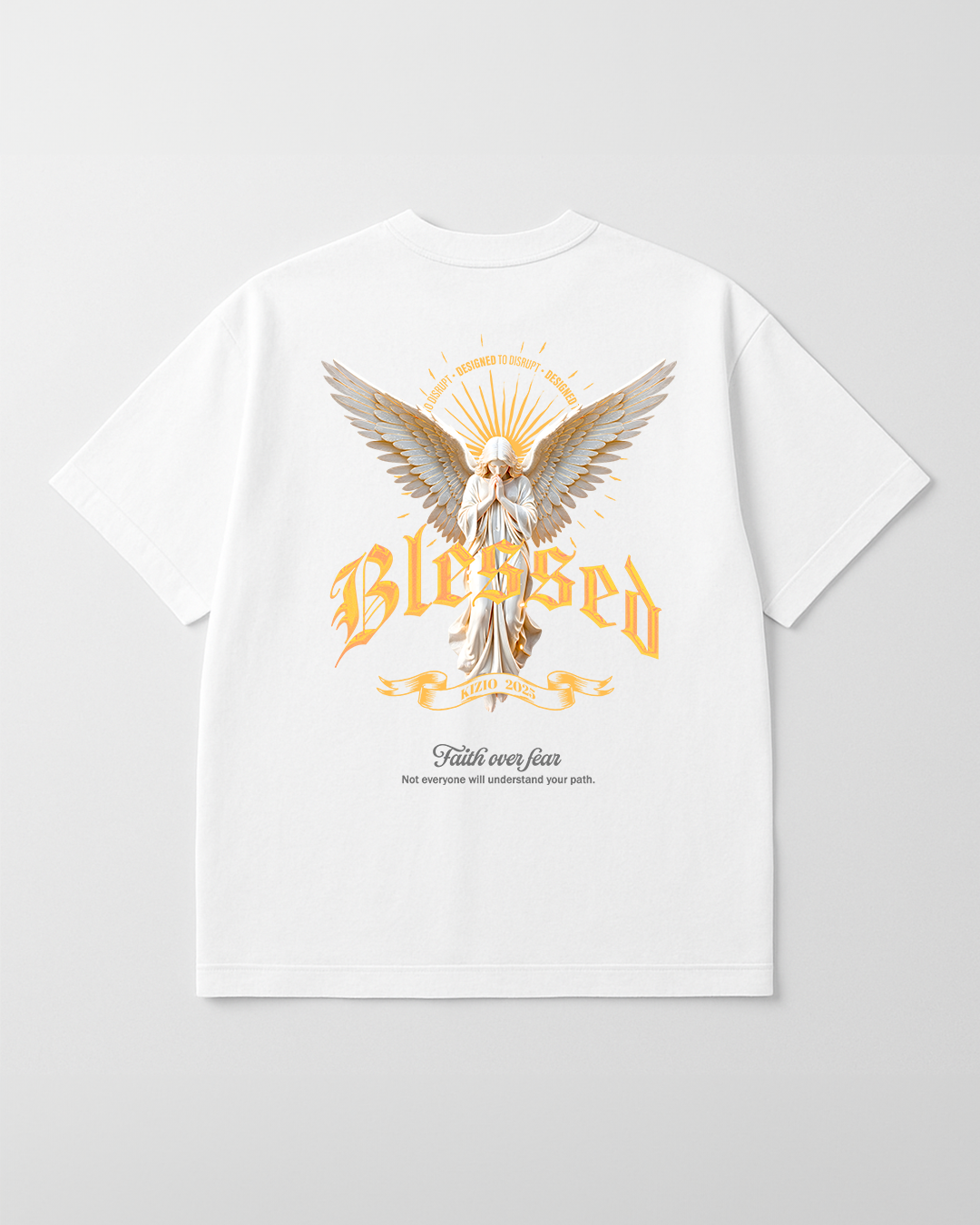 Blessed - Camiseta Oversize Estampada