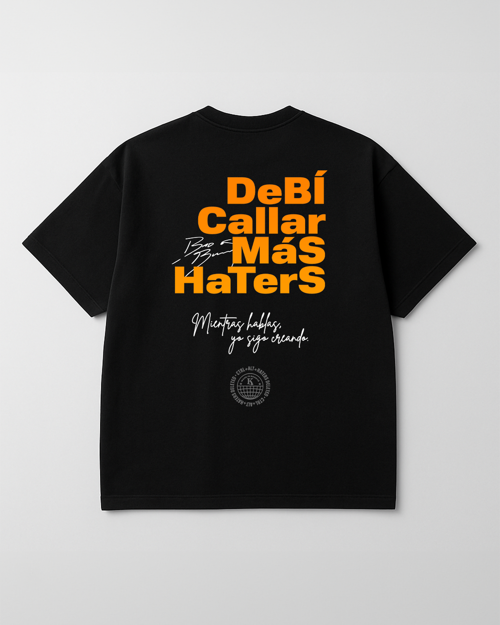 Camiseta Oversize Debi Callar Más Haters