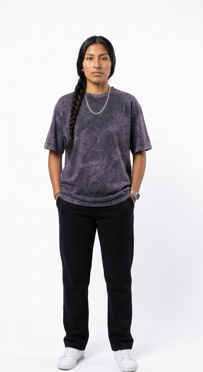 Camiseta Acid Wash Oversize