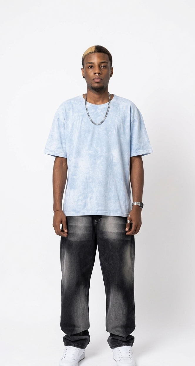 Camiseta Acid Wash Oversize
