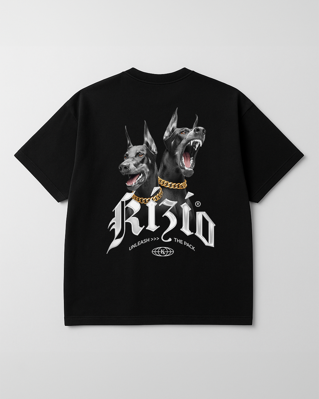 Unleash The Pack - Camiseta Oversize Estampada