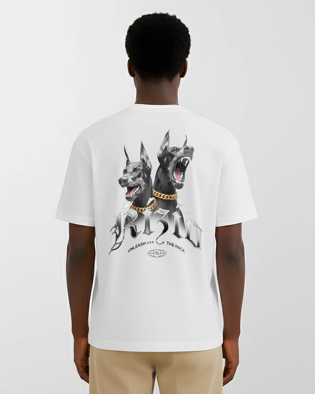 Unleash The Pack - Camiseta Oversize Estampada