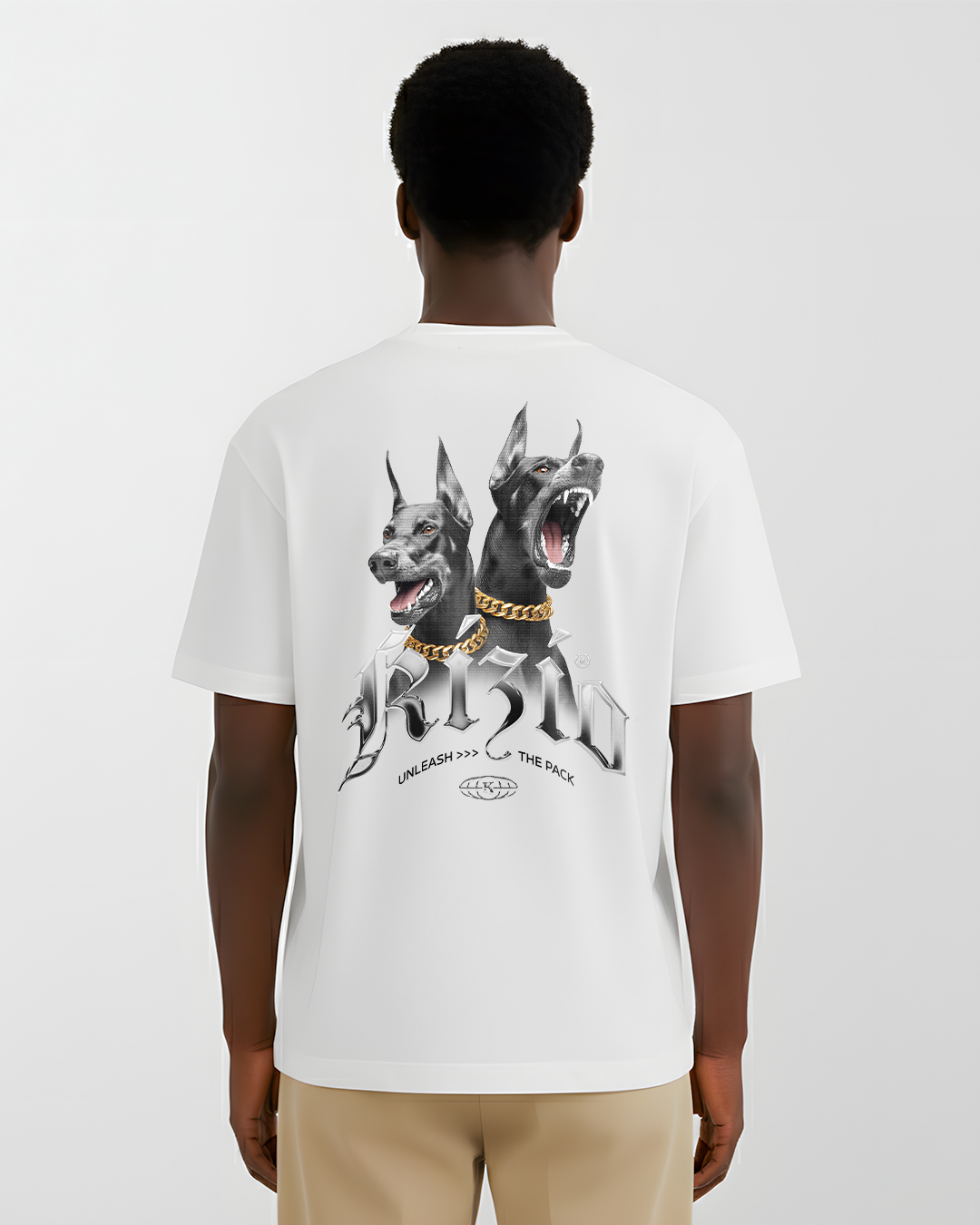 Unleash The Pack - Camiseta Oversize Estampada