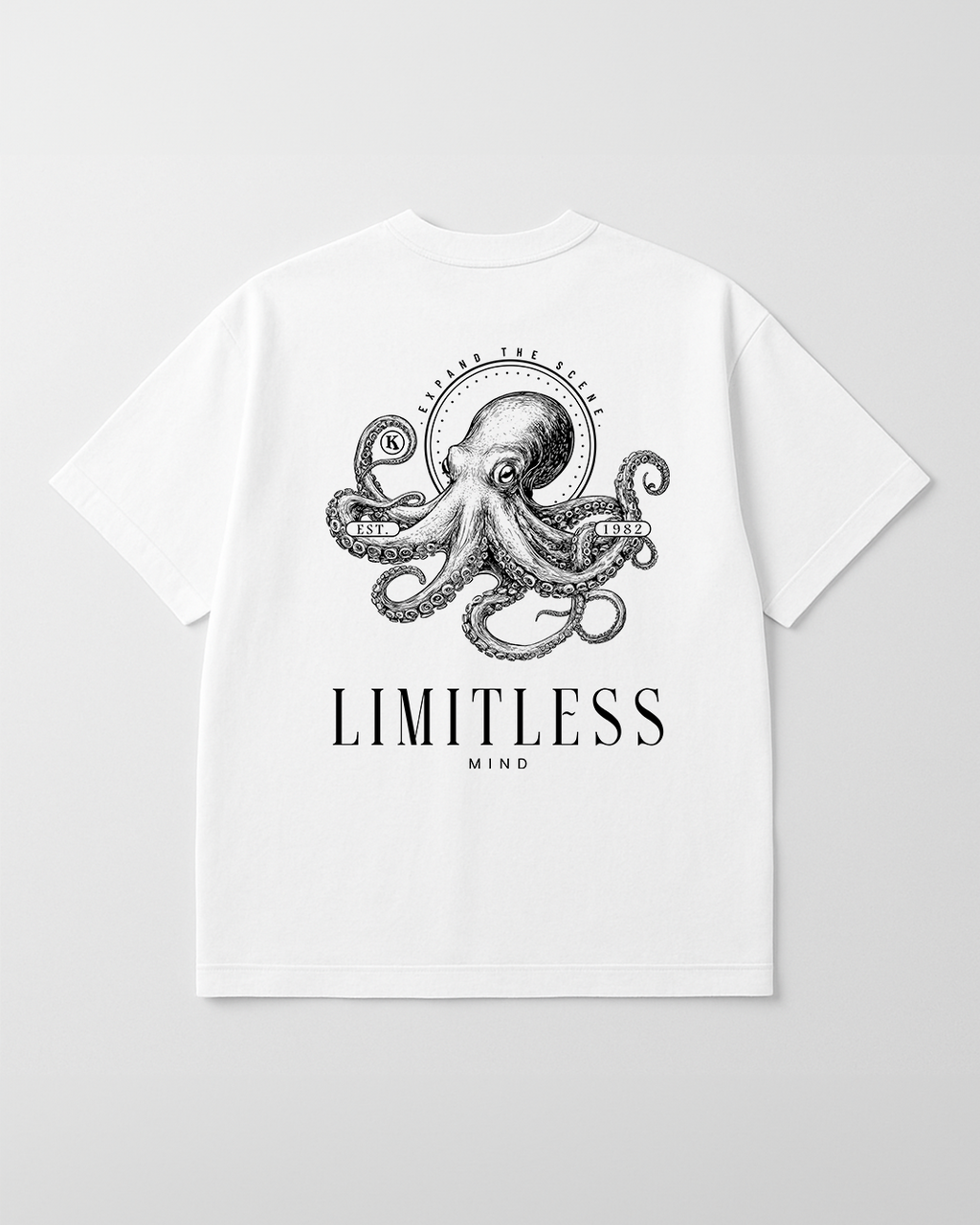 Limitless - Camiseta Oversize Estampada