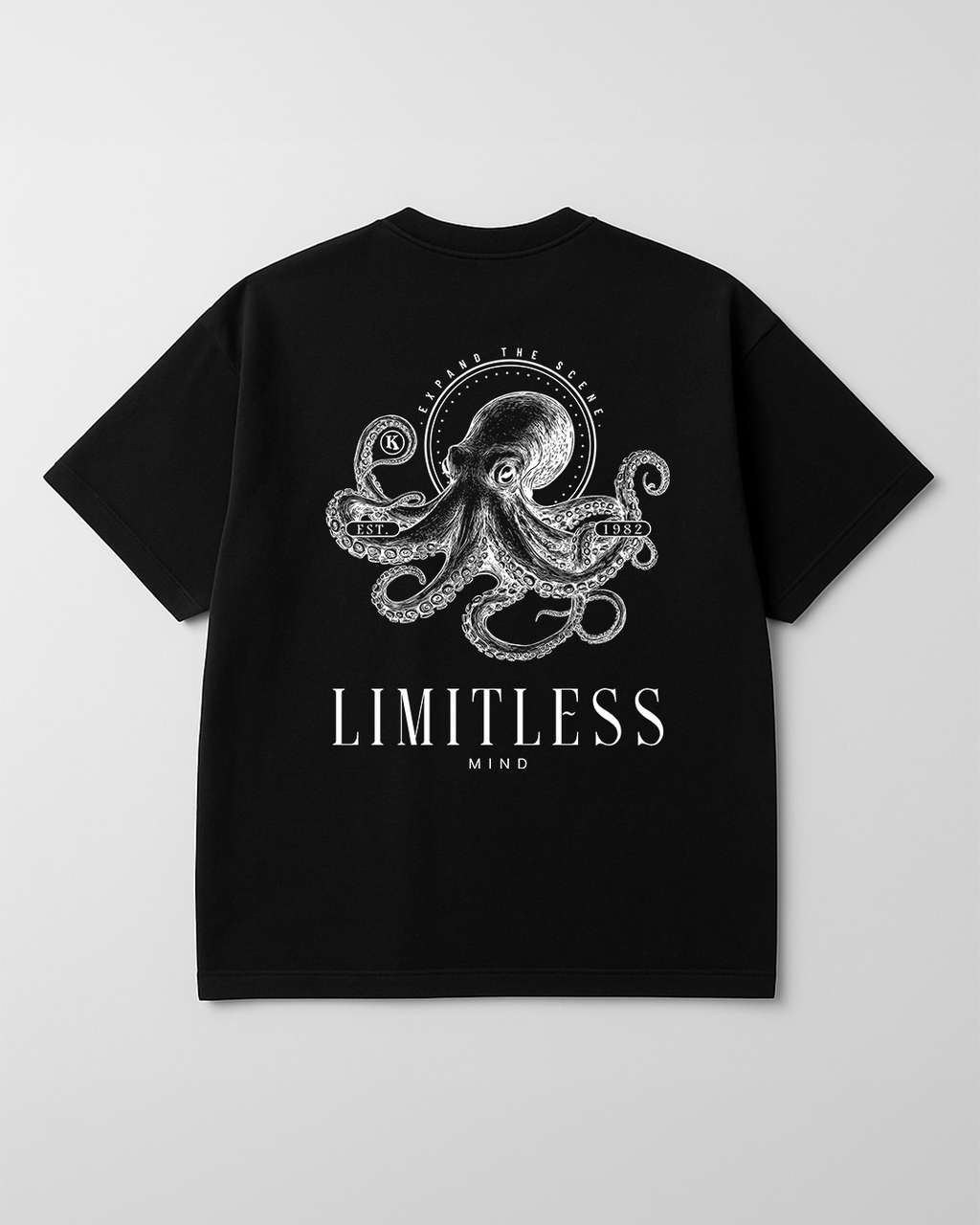 Limitless - Camiseta Oversize Estampada