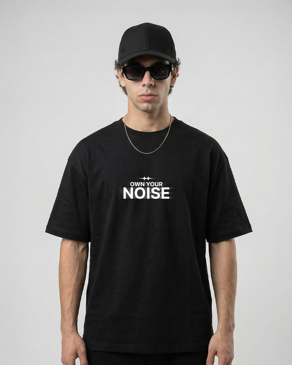 Camiseta Oversize Own Your Noise