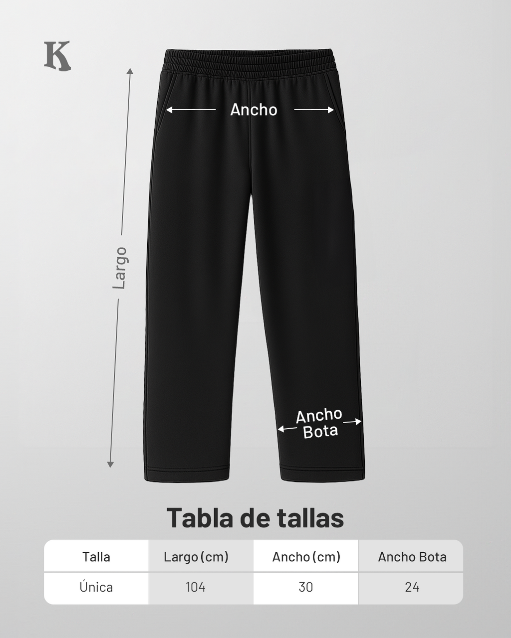 Pantalón Liso Negro + Hoodie Blanco