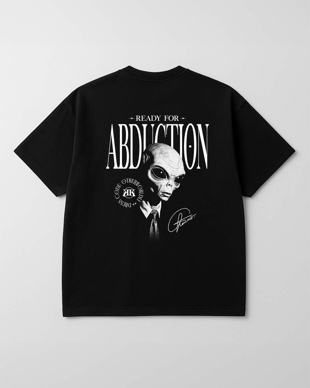 Ready for Abduction - Camiseta Oversize Estampada