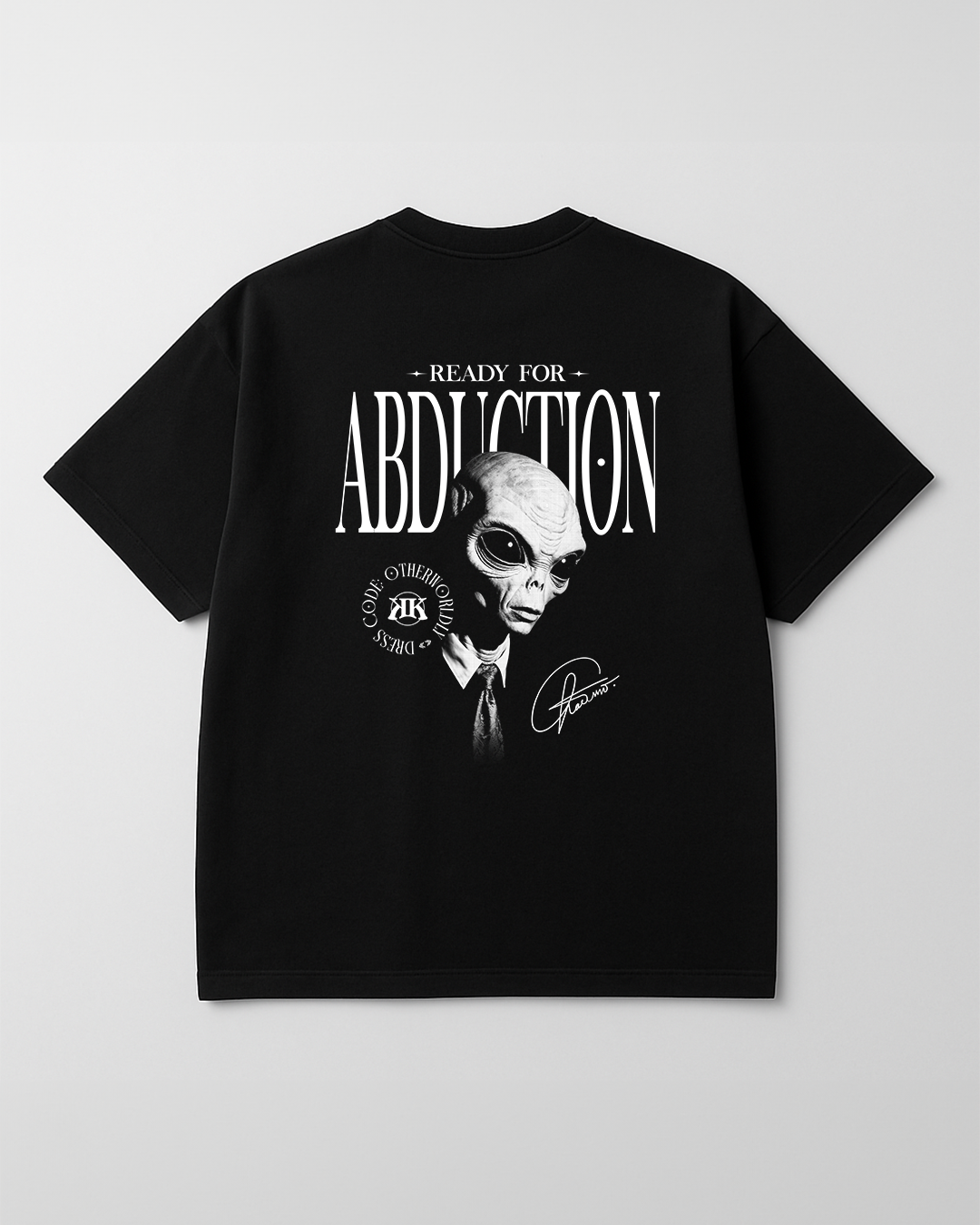 Ready for Abduction - Camiseta Oversize Estampada