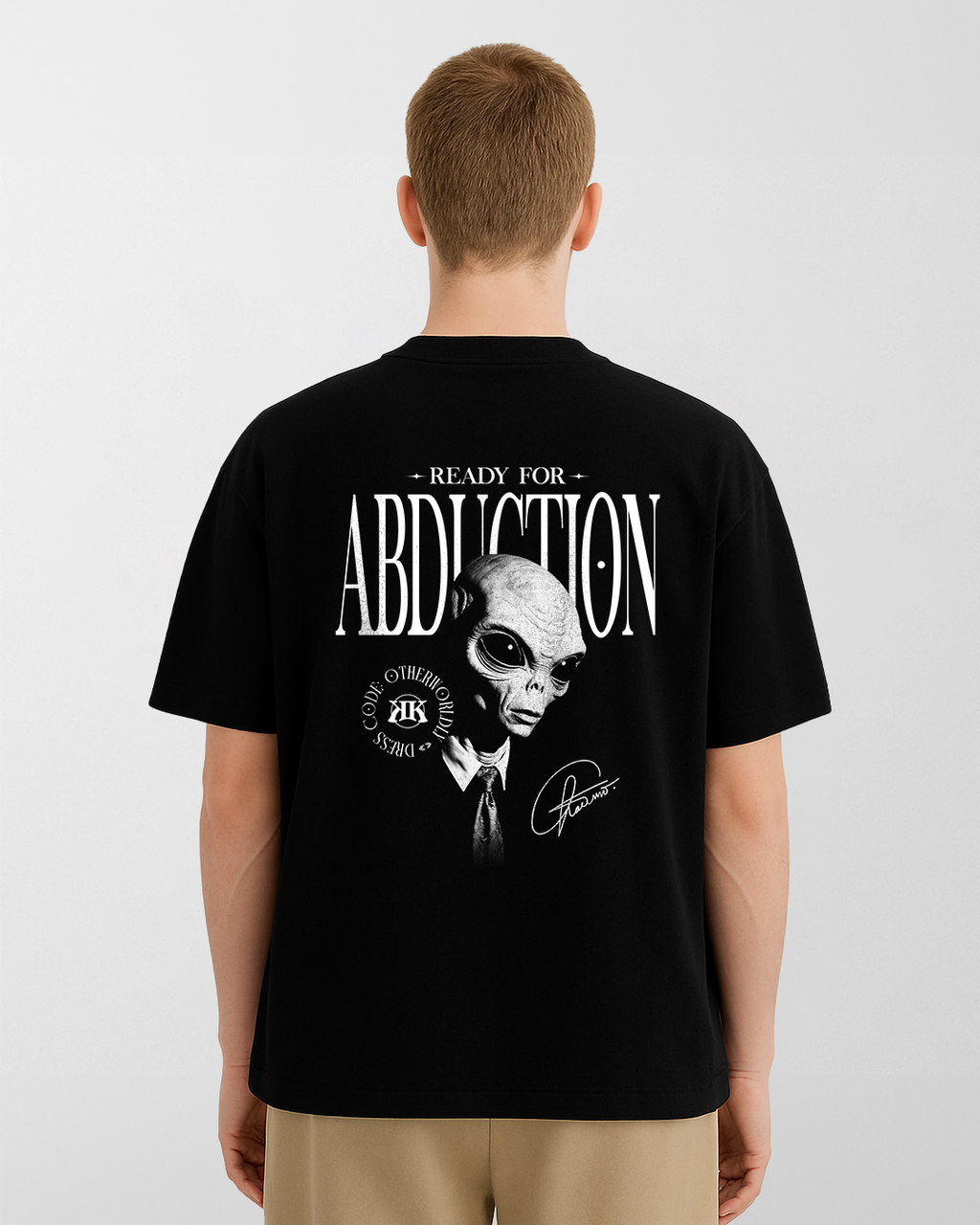 Ready for Abduction - Camiseta Oversize Estampada