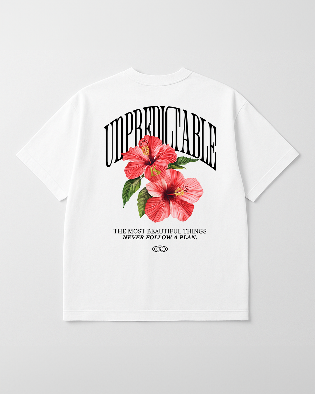 Unpredictable - Camiseta Oversize Estampada