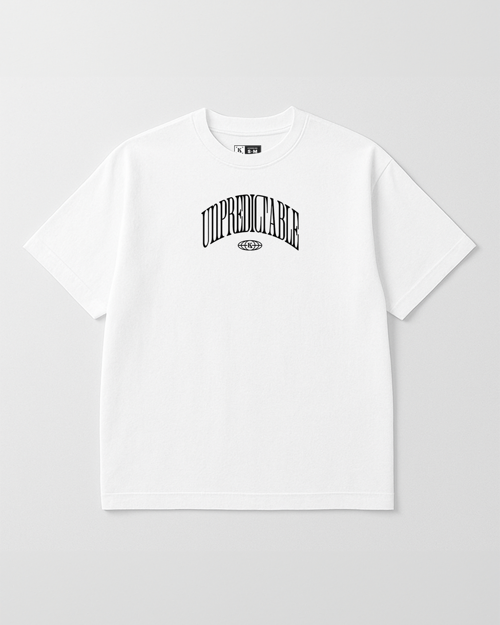 Unpredictable - Camiseta Oversize Estampada