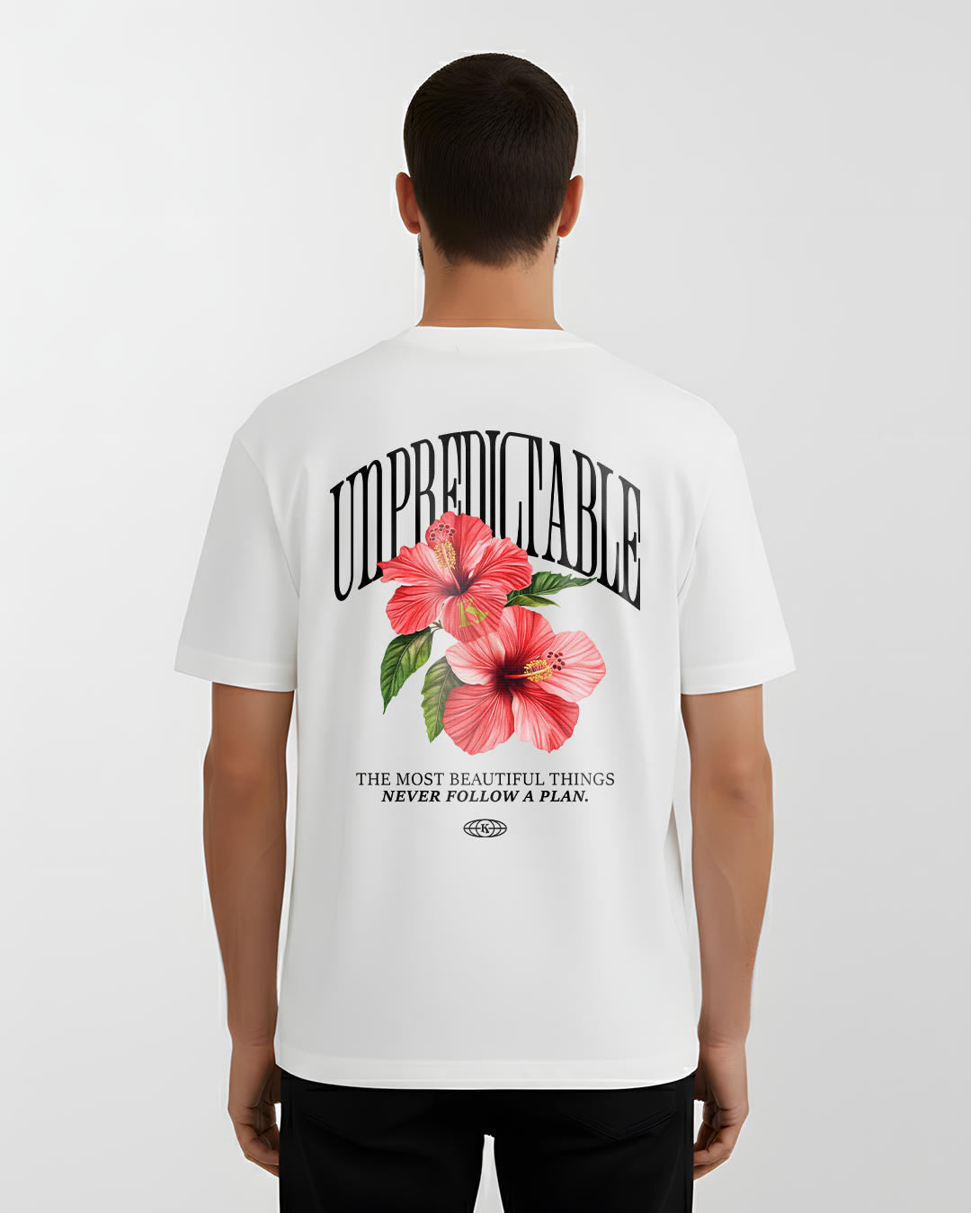 Unpredictable - Camiseta Oversize Estampada