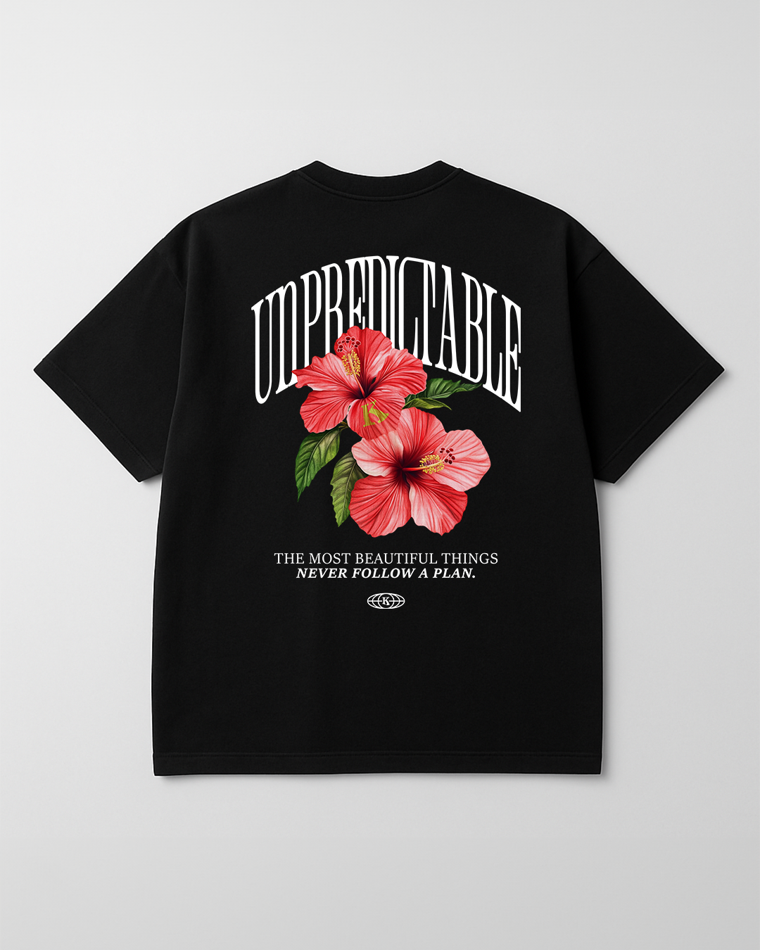 Unpredictable - Camiseta Oversize Estampada