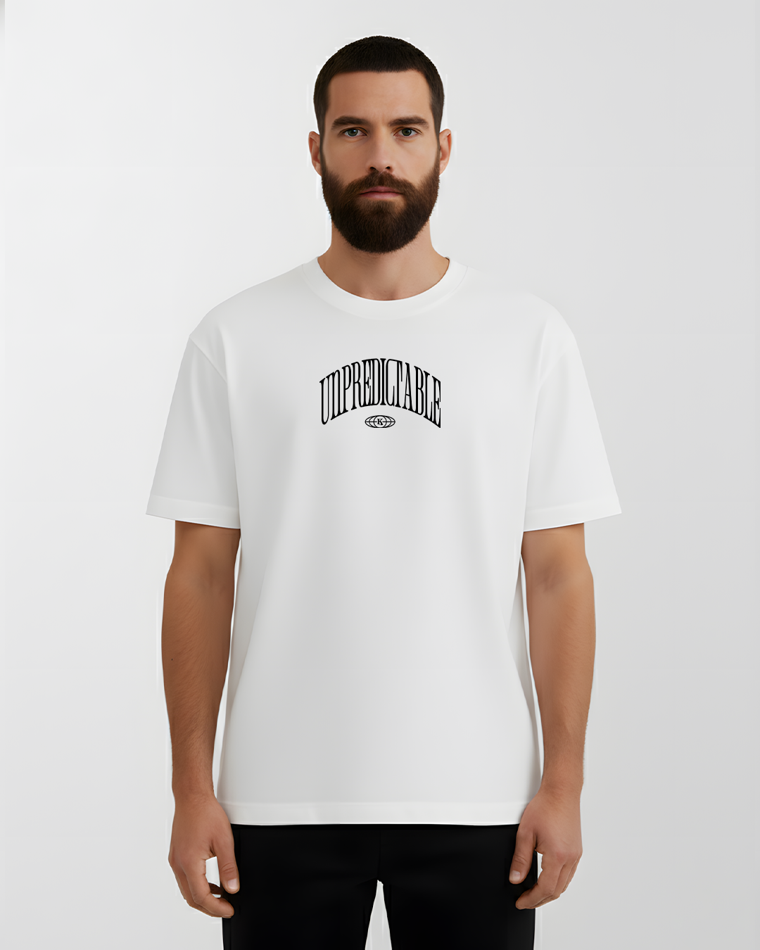 Unpredictable - Camiseta Oversize Estampada