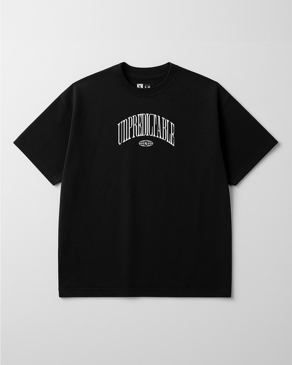 Unpredictable - Camiseta Oversize Estampada