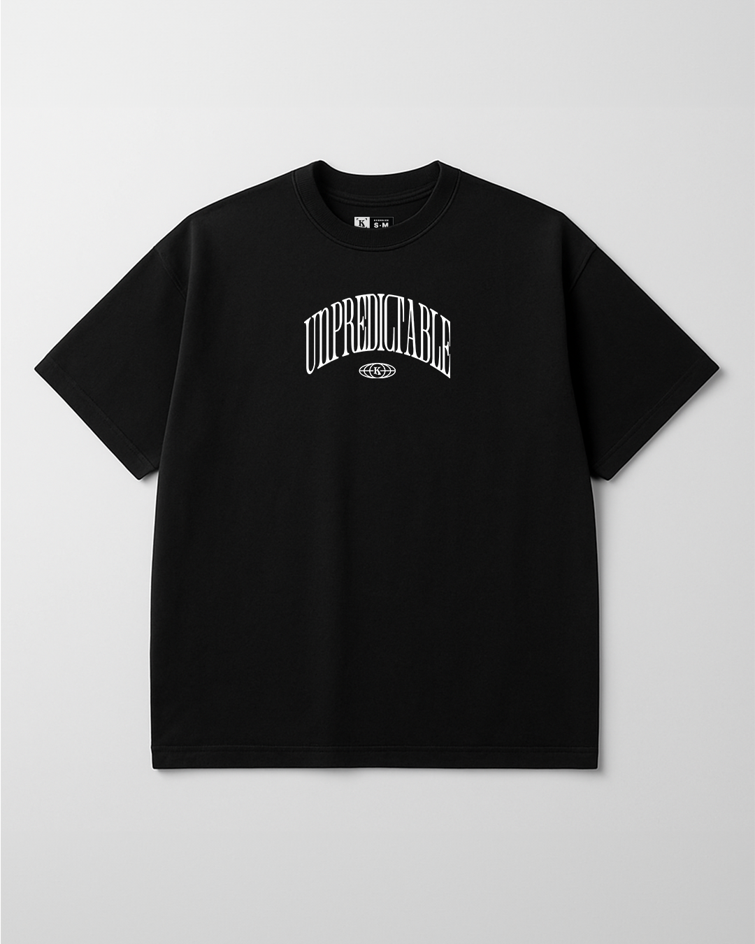 Unpredictable - Camiseta Oversize Estampada